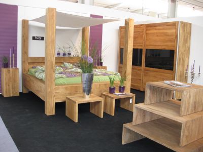 Bedroom suite from massive beech  Color - Natural  Produced from beech wood