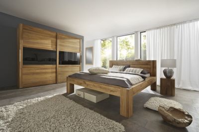 Bedroom suite from massive beech  Color - Natural  Produced from beech wood